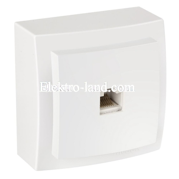 Розетка Nilson Themis белая компьютерная CAT5e RJ45 ( 26111044 )